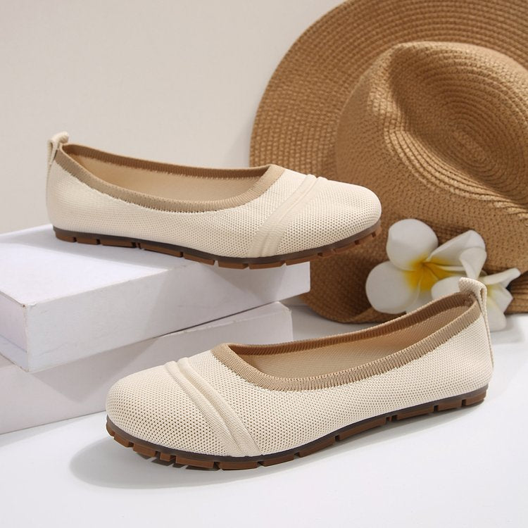 Damen Atmungsaktive und modische Slip-On Ballerinas R&B