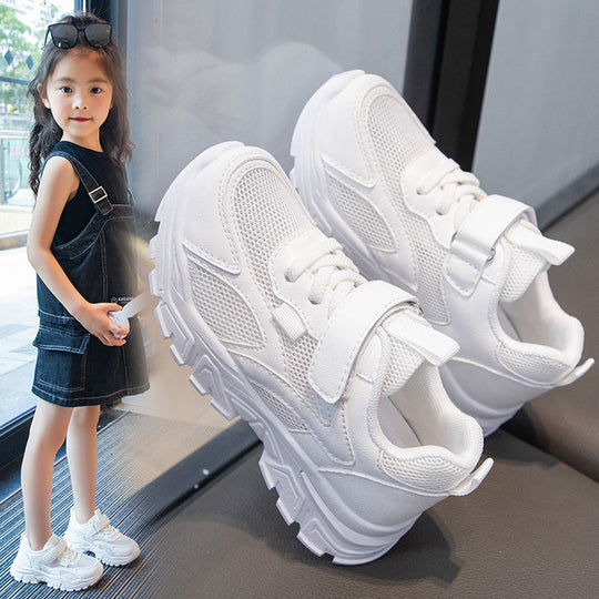 Damen Sportliche Sneaker mit praktischem Klettverschluss und atmungsaktiver Mesh-Oberfläche R&B