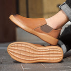 Damen bequeme Slip-On Sneakers mit elastischem Seitenstreifen und atmungsaktivem Obermaterial R&B