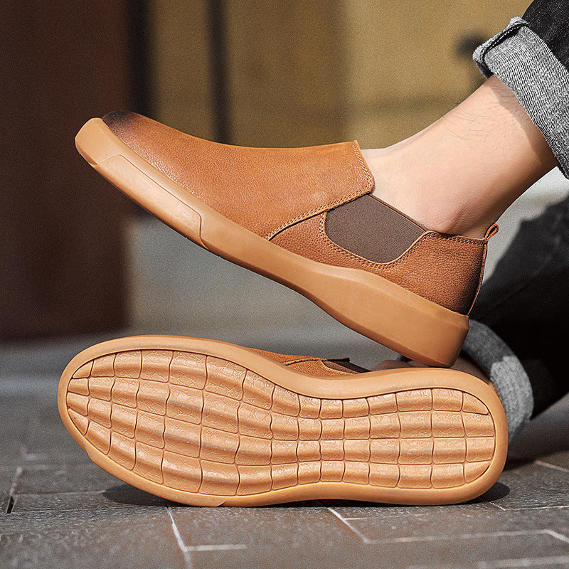 Damen bequeme Slip-On Sneakers mit elastischem Seitenstreifen und atmungsaktivem Obermaterial R&B