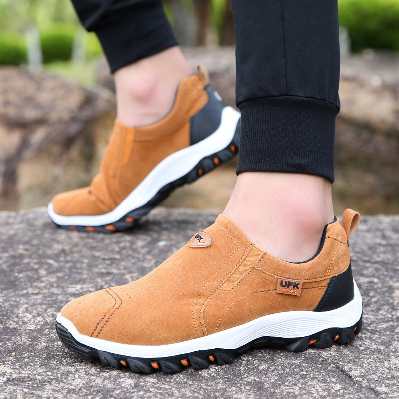 Damen Slip-On Sport Sneakers mit rutschfester Sohle und atmungsaktivem Obermaterial R&B