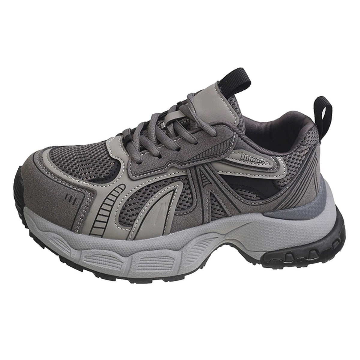 Damen Sportliche Atmungsaktive Sneakers mit gepolsterter Sohle und rutschfester Außensohle R&B