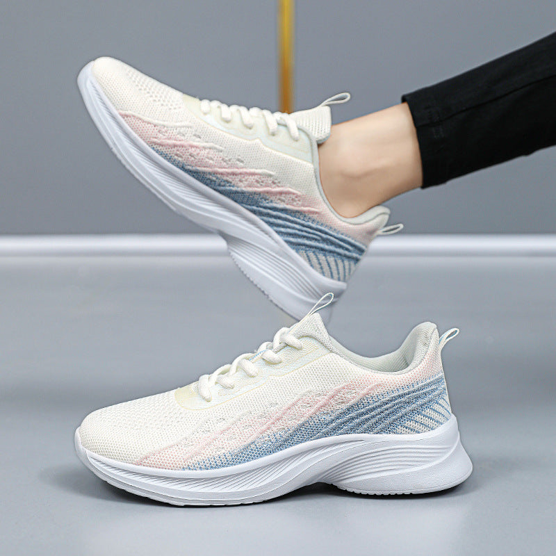 Damen Modische Laufschuhe mit atmungsaktivem Obermaterial und flexibler Dämpfung R&B