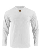 Herren Langarmshirt mit strukturiertem Rippdesign R&B