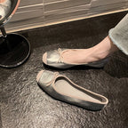 Damen elegante Ballerinas mit zartem Schleifen-Detail R&B