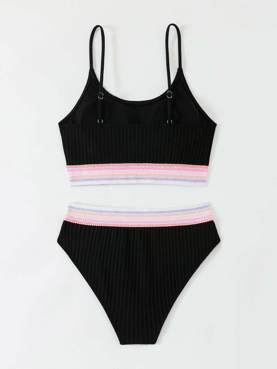 Damen Bikiniset mit breitem elastischem Bund und rippierter Struktur R&B