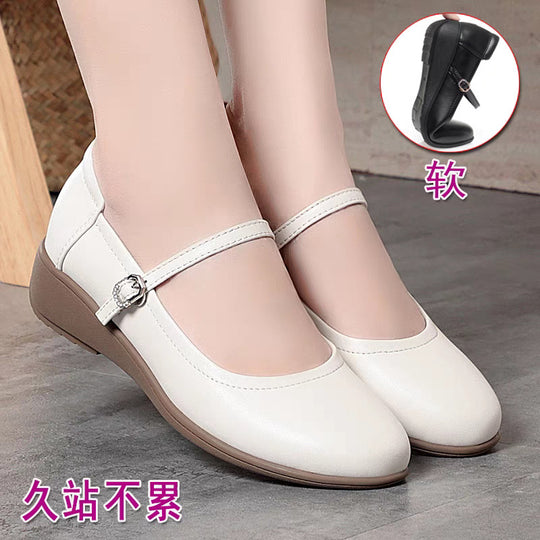 Damen Mary Jane Ballerinas mit komfortabler Sohle und elegantem Riemen R&B