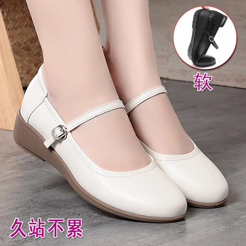 Damen Mary Jane Ballerinas mit komfortabler Sohle und elegantem Riemen R&B