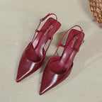 Damen stilvolle Slingback-Pumps mit schmalem Absatz