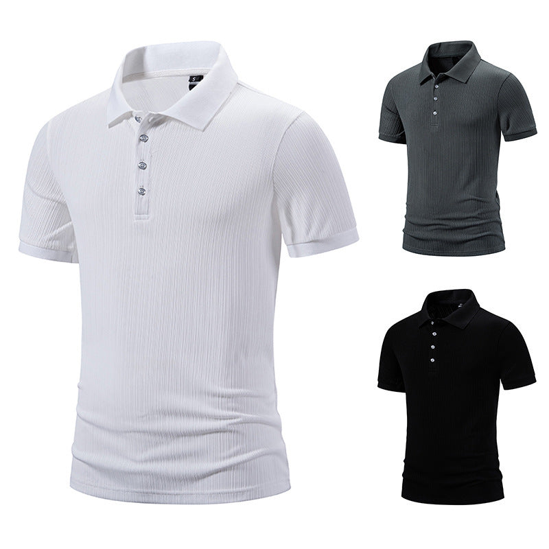 Herren hochwertiges Poloshirt mit moderner Struktur R&B