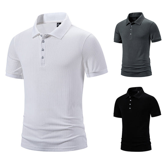 Herren hochwertiges Poloshirt mit moderner Struktur R&B