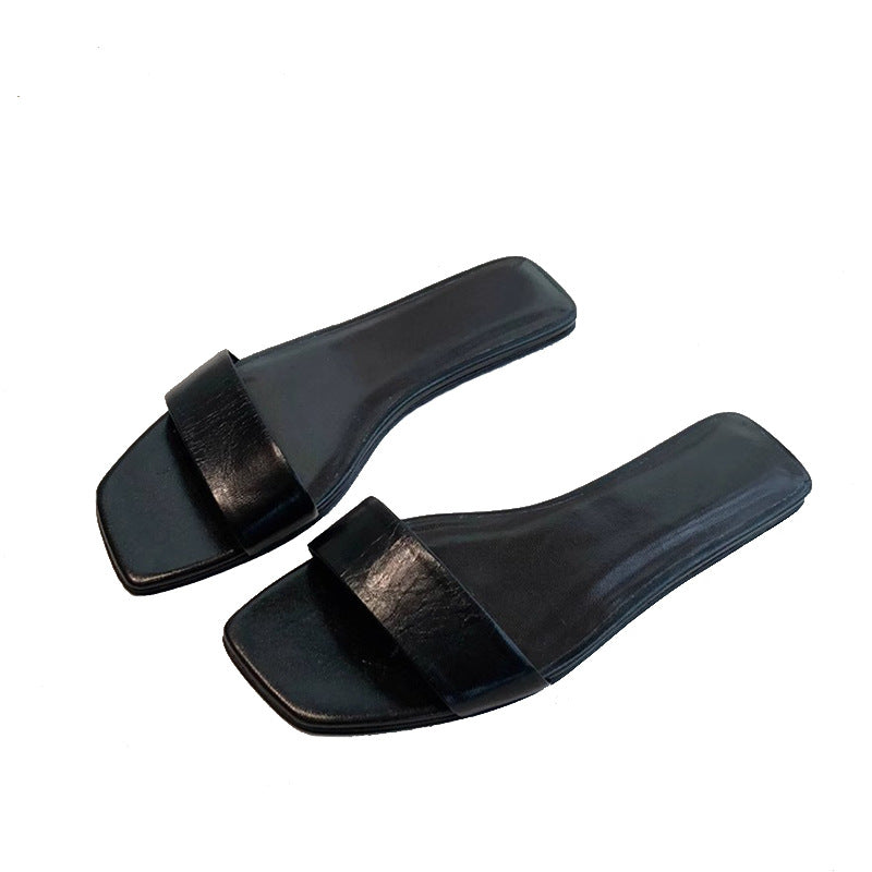 Damen modische Zehentrenner-Sandalen mit komfortablem Fußbett und elegantem Riemendesign R&B