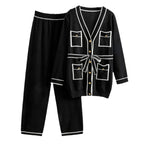 Damen gemütliches Strickanzug-Set R&B