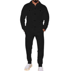 Herren Lässiges Set aus Hemd und Jogginghose R&B