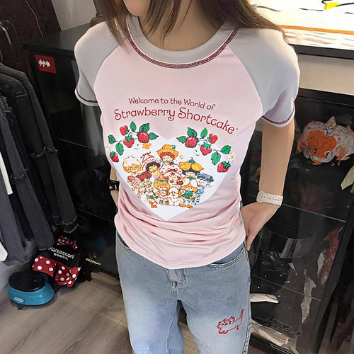 Damen T-Shirt mit niedlichem Grafikdesign und komfortablem Schnitt R&B
