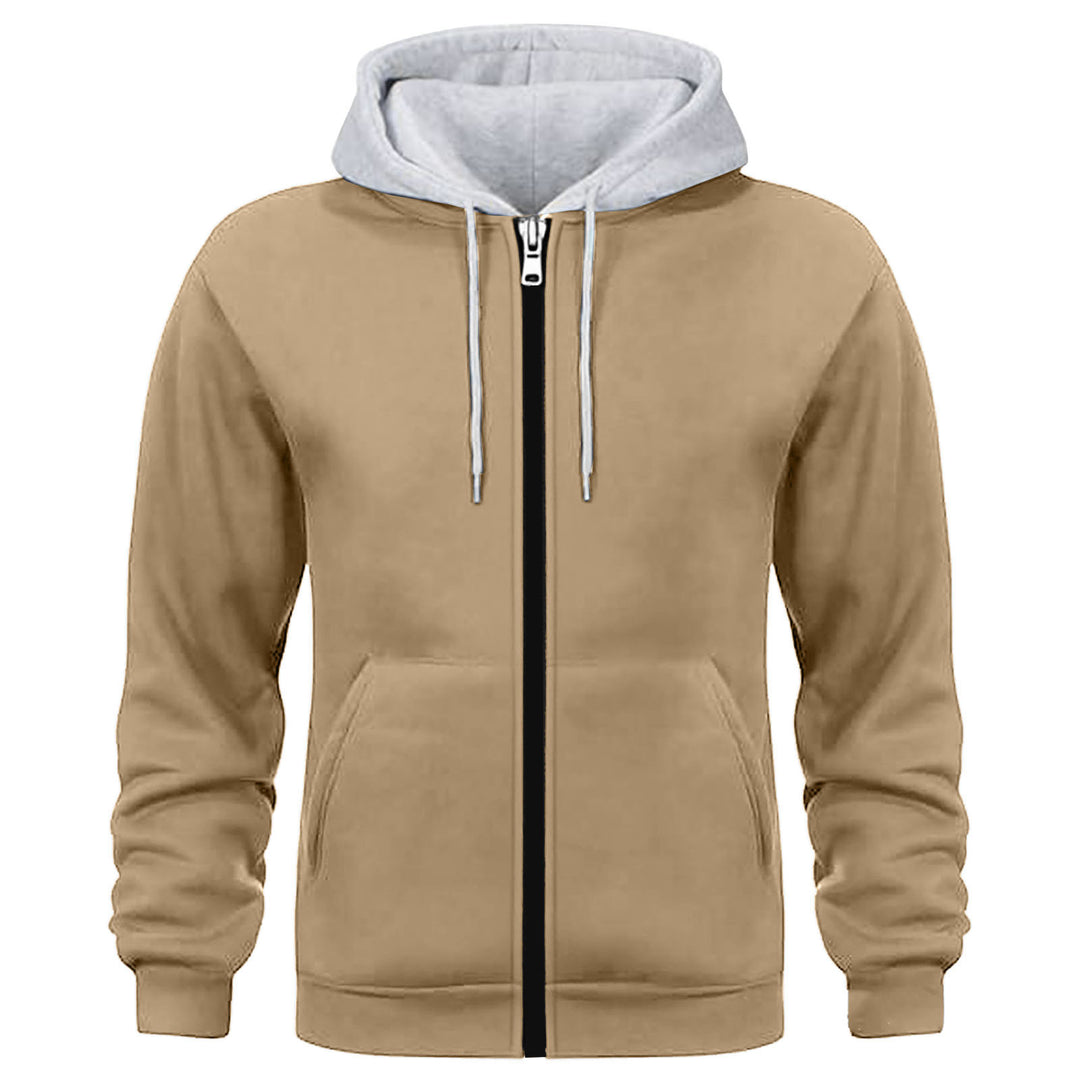 Herren Kapuzenjacke mit doppellagigem Material R&B