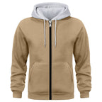 Herren Kapuzenjacke mit doppellagigem Material R&B
