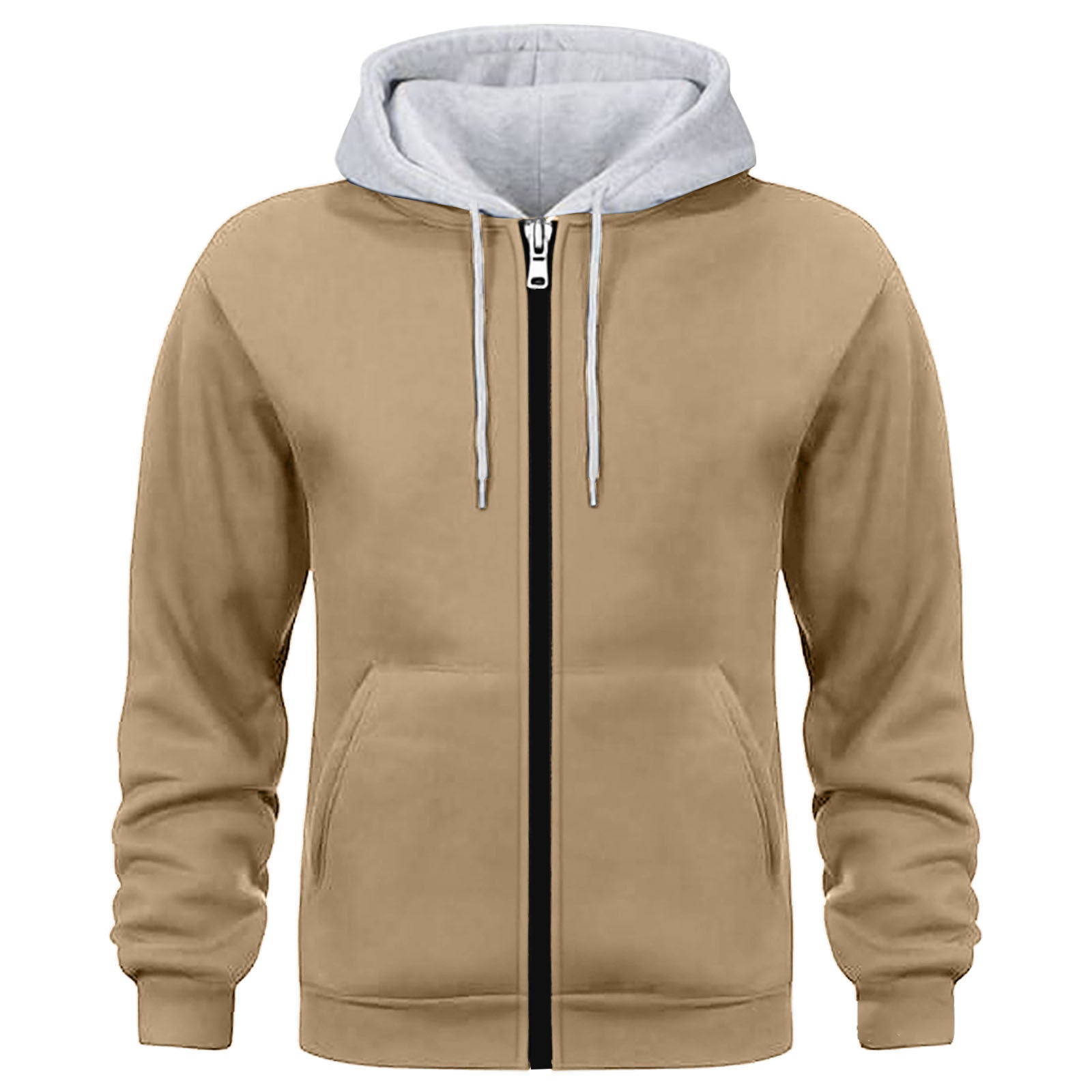 Herren Kapuzenjacke mit doppellagigem Material R&B