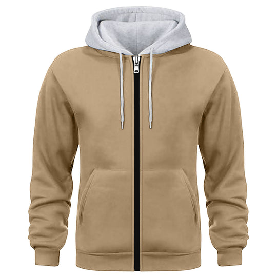 Herren Kapuzenjacke mit doppellagigem Material R&B