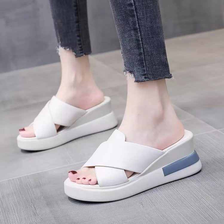 Damen Bequeme Clogs mit modischem Querband R&B