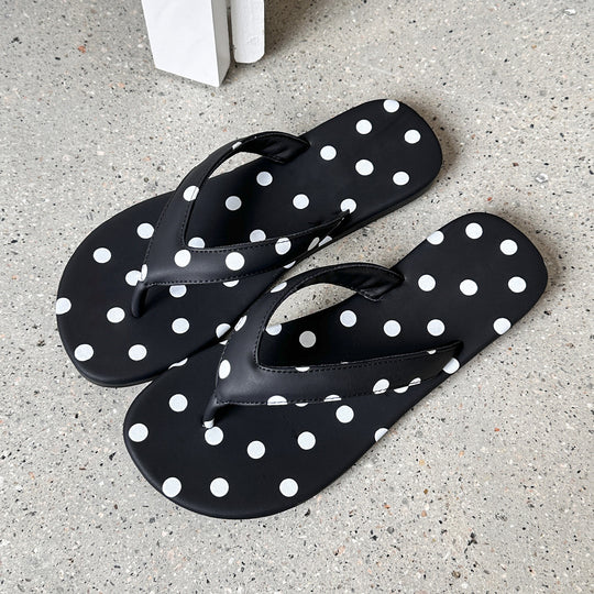 Damen Zehentrenner-Sandalen mit modernem Punkte-Design R&B