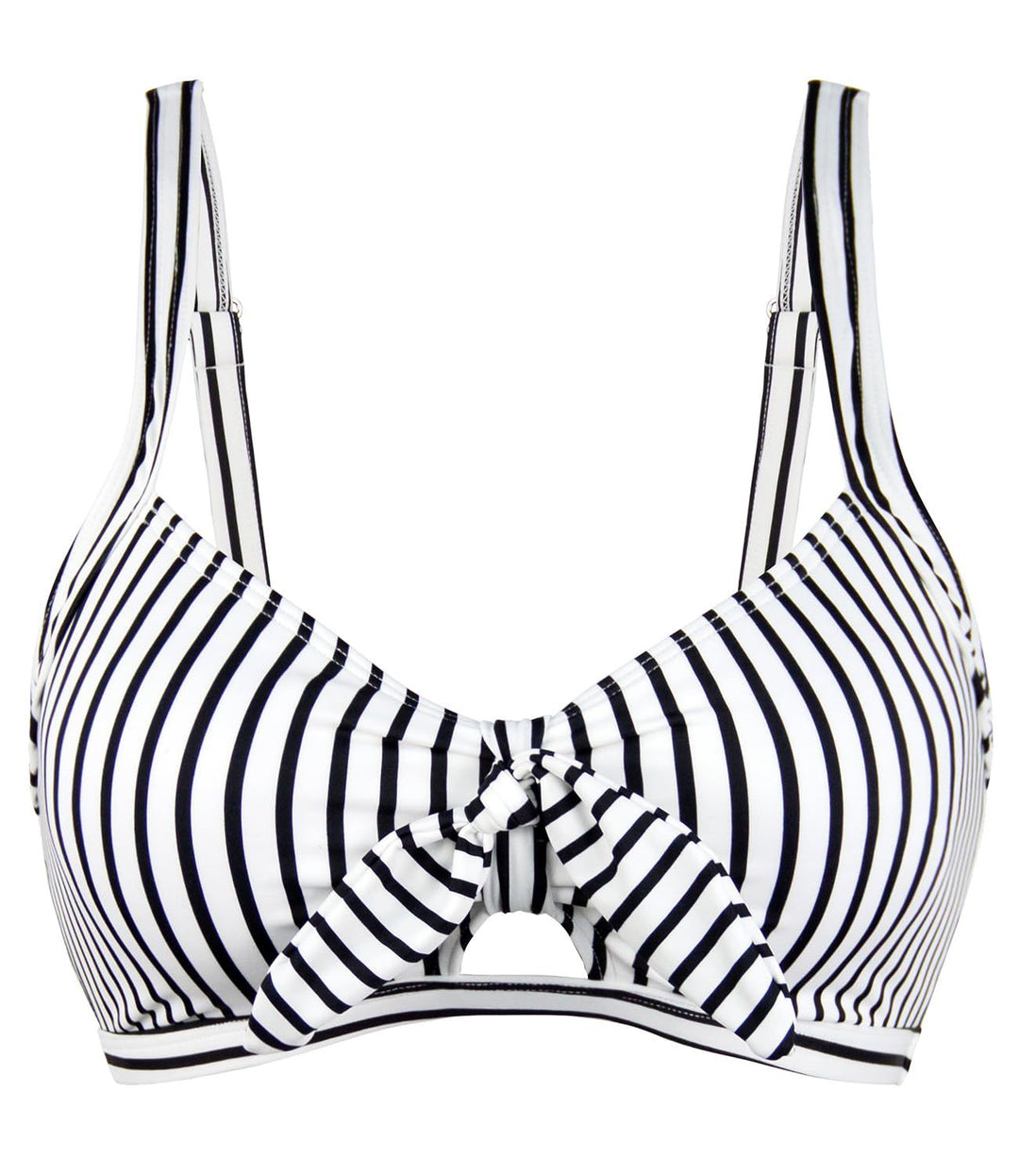 Damen Sportliches Bikinioberteil mit modischem Knotendetail R&B