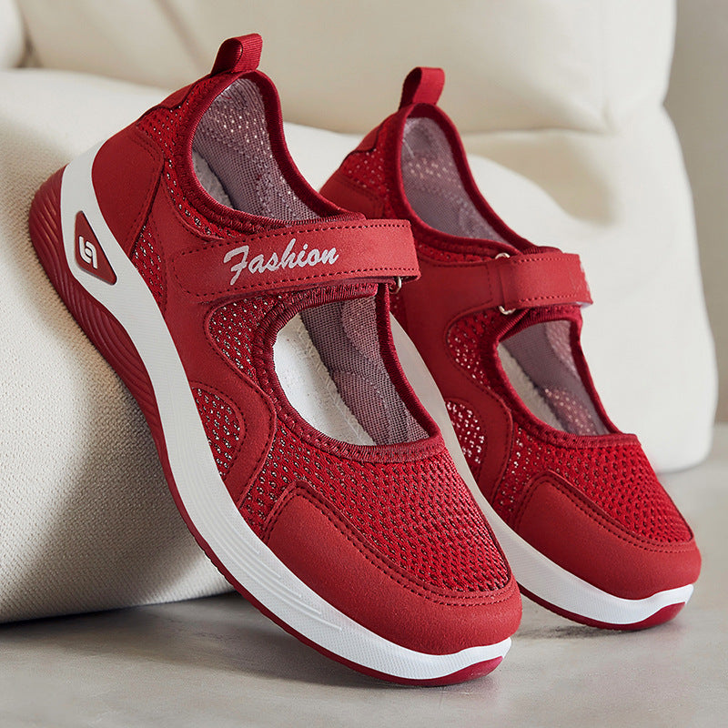 Damen Sportliche Slip-On Schuhe mit rutschfester Sohle und atmungsaktivem Obermaterial R&B