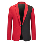 Herren kontrastierender Blazer mit modernem Schnitt R&B
