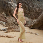Damen Elegant gehäkeltes Minikleid R&B
