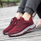 Damen Sportliche Freizeitschuhe mit rutschfestem Profil und elastischem Schnellverschluss R&B
