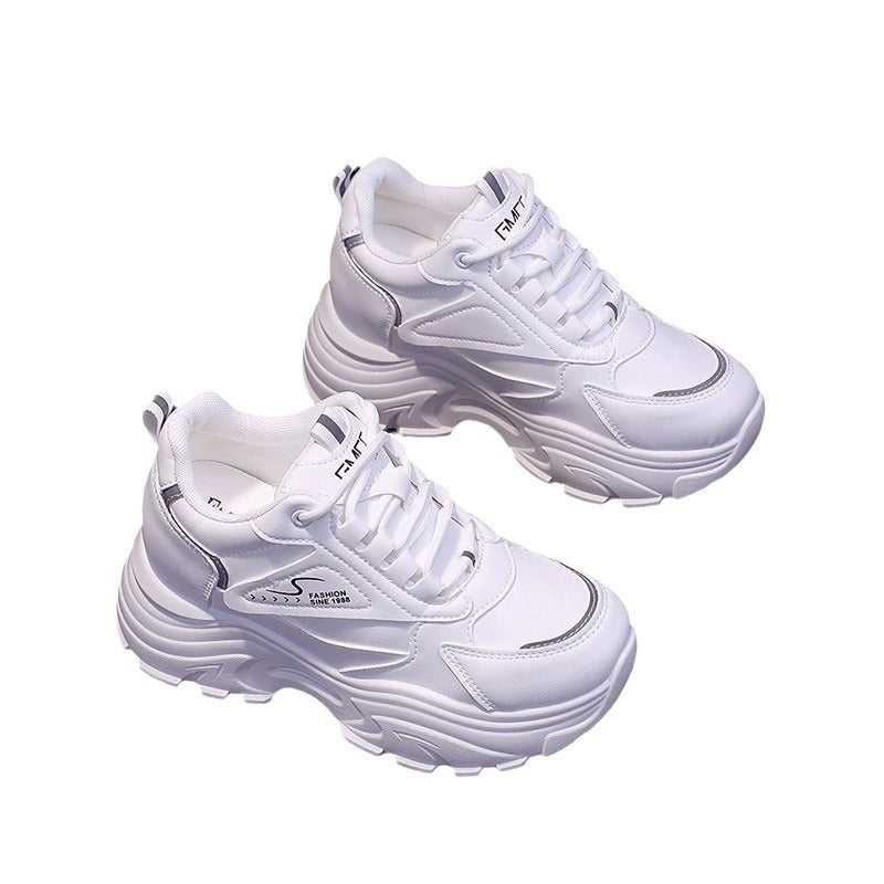 Damen Chunky Sneakers mit atmungsaktiver Mesh-Oberfläche und dämpfender Sohle