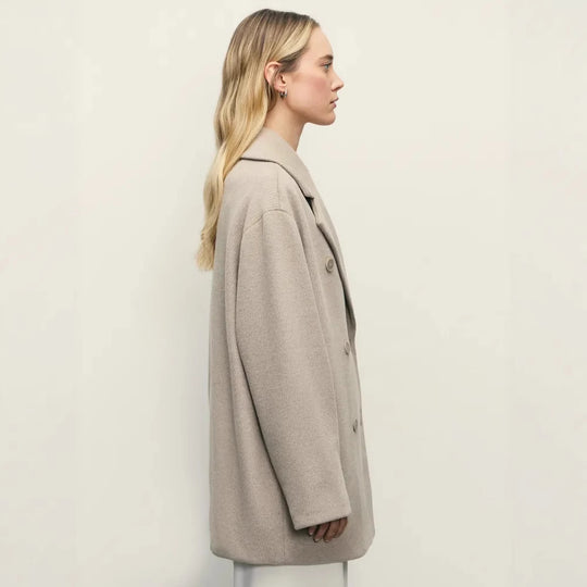 Damen Elegante Doppeltüra-Manteljacke R&B