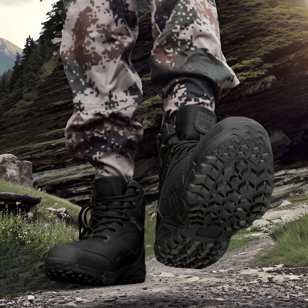 Herren hochwertige taktische Stiefel mit strapazierfähigem Obermaterial R&B
