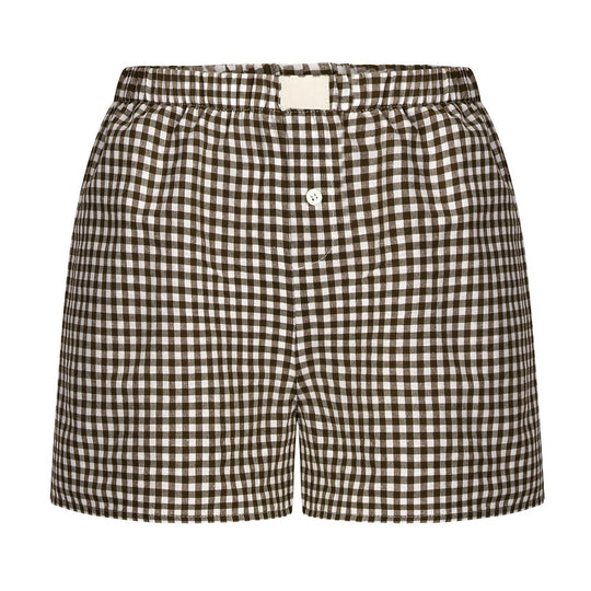 Damen lässige Karohose R&B