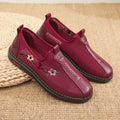 Damen Bequeme Slip-On Schuhe mit atmungsaktiver Netzstruktur und floralem Design