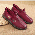 Damen Bequeme Slip-On Schuhe mit atmungsaktiver Netzstruktur und floralem Design