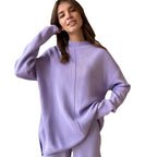 Damen Relaxed Fit Strickset mit weitem Schnitt R&B