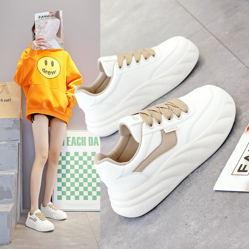 Damen Sneakers mit dämpfender Plattform und atmungsaktivem Obermaterial R&B