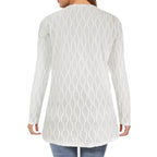 Damen Strickjacke mit strukturiertem Muster und praktischen Taschen R&B