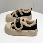 Damen Fleecegefütterte Sneakers mit sportlichem Design und rutschfester Sohle R&B