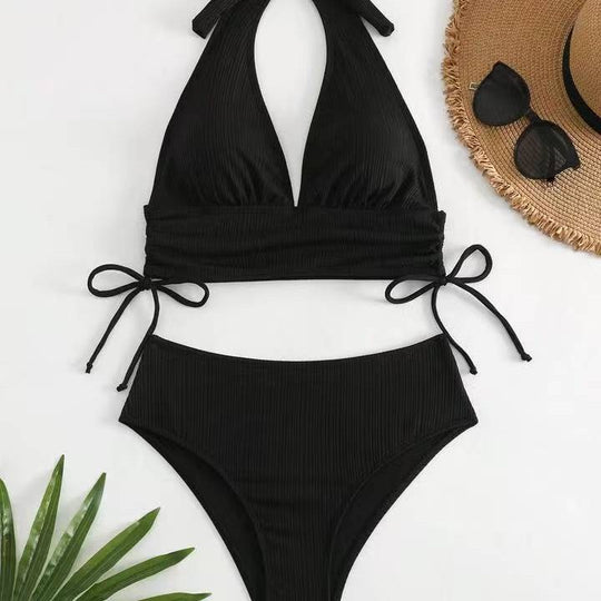 Damen Triangel-Bikini mit modischem Wickel-Design R&B