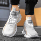 Damen Sportliche Sneakers mit atmungsaktiver Mesh-Oberfläche und stabiler Laufsohle  1773460156