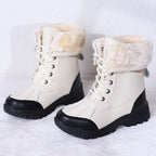 Damen Gefütterte Winterstiefel mit rutschfester Sohle R&B