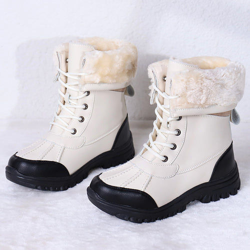 Damen Gefütterte Winterstiefel mit rutschfester Sohle R&B