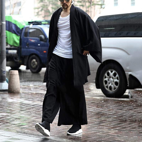 Damen Kimono-Jacke mit modernen Schnitt und praktischen Taschen R&B