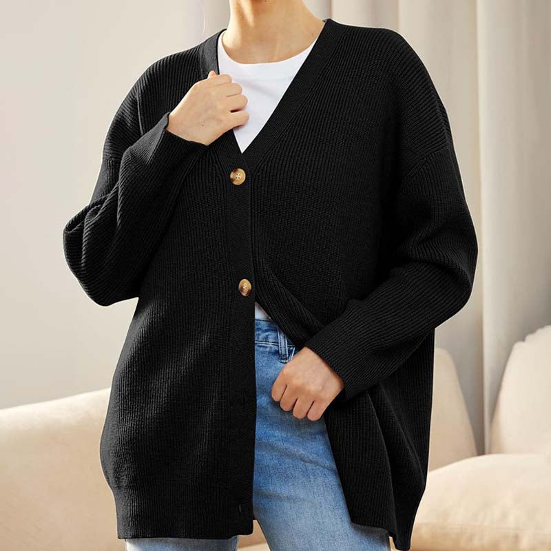 R&B | Klassische Strick-Strickjacke für Alltag