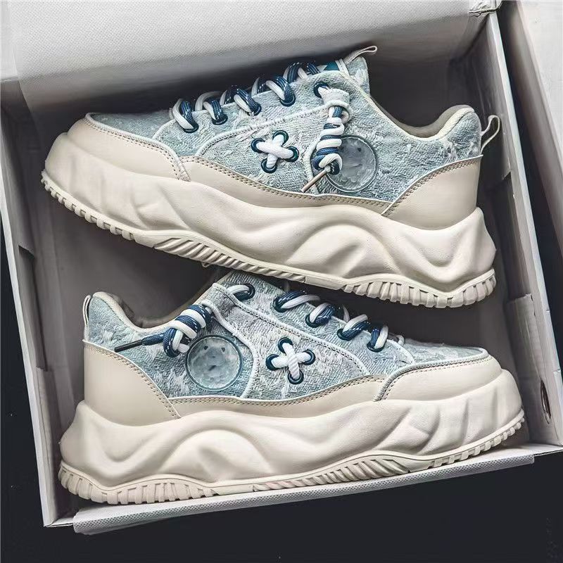 Damen Modische Sneakers mit dämpfender Laufsohle und auffälligem Design