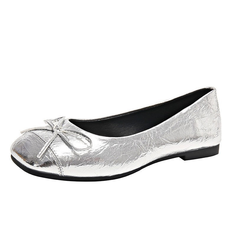 Damen Ballerinas mit dekorativem Schleifenverschluss und elegantem Design R&B