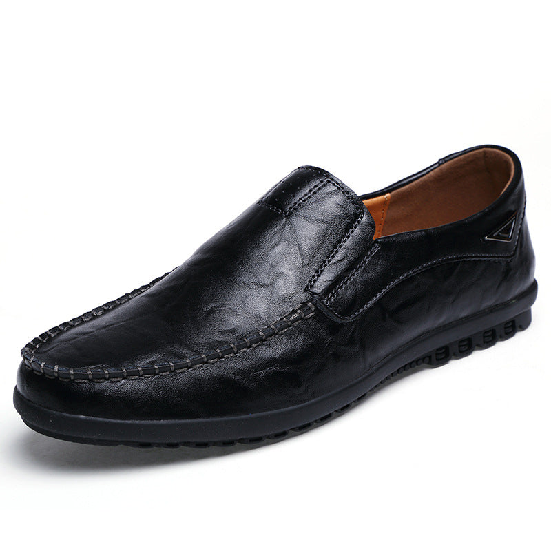 Herren Elegante und komfortable Mokassins aus weichem Leder R&B