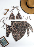 Damen Triangel-Bikini-Set mit elegantem Wickelrock R&B